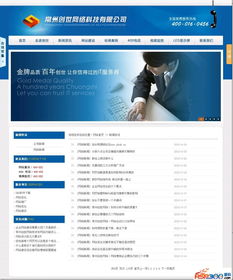 ASP精品 一款藍色漂亮的網(wǎng)絡科技公司源碼，助力技術開發(fā)新高度